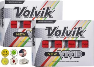 Volvik Vivid Premium Matte Finish Golf Balls Volvik Vivid Premium Matte Finish Golf Balls